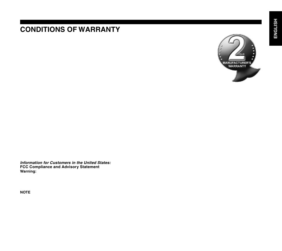 Conditions of warranty | Saitek Travel Chess User Manual | Page 25 / 154