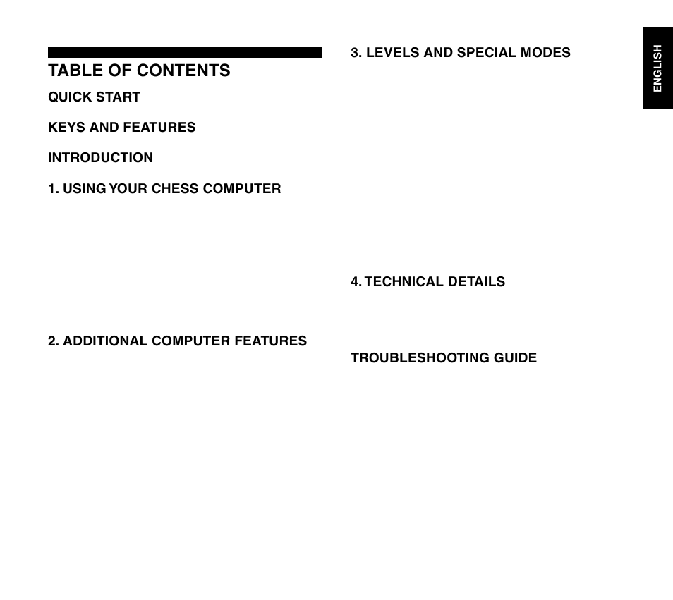 Saitek Travel Chess User Manual | Page 3 / 154