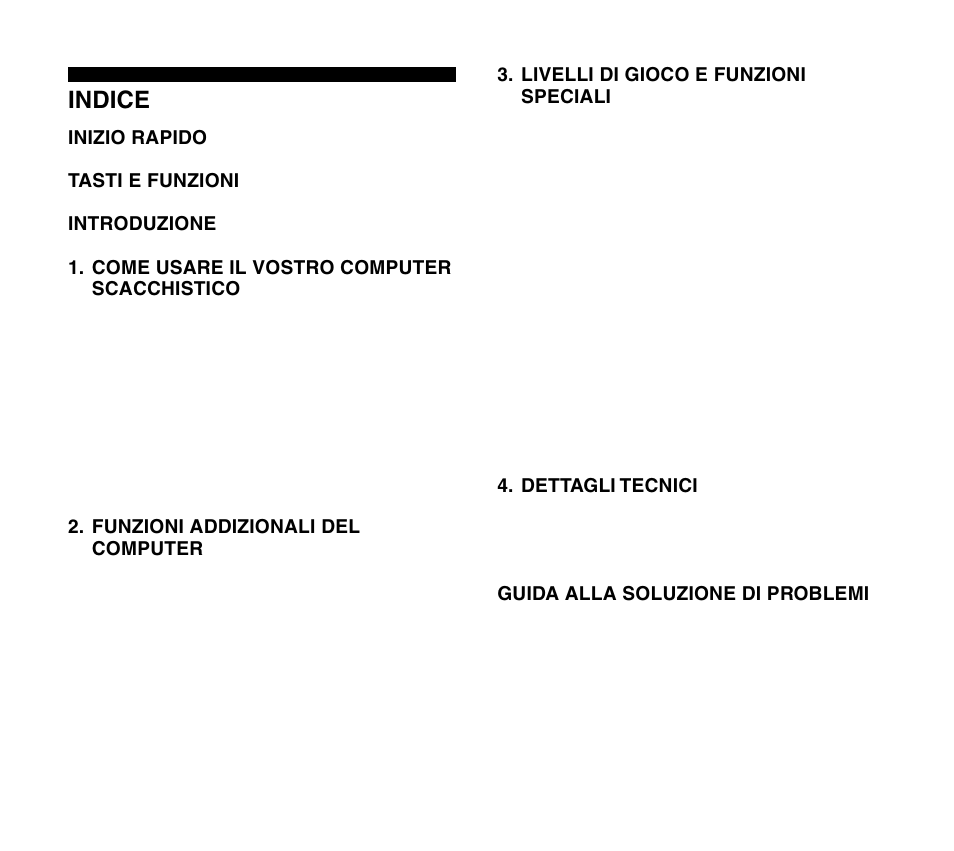 Indice | Saitek Travel Chess User Manual | Page 80 / 154