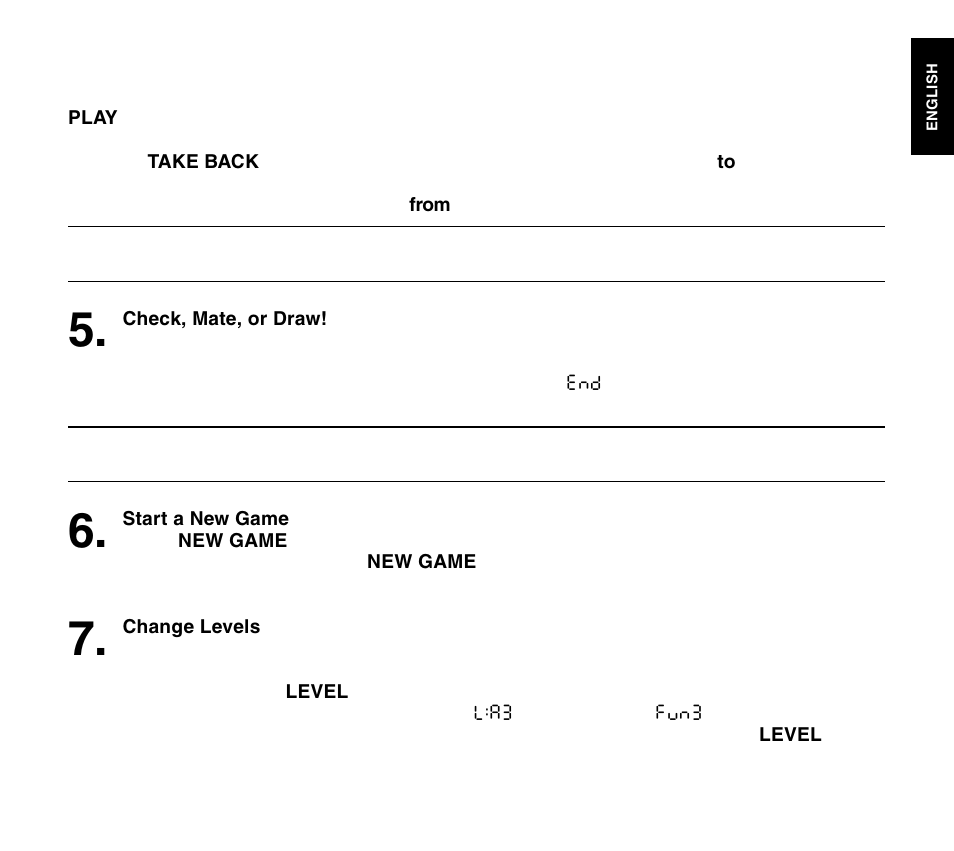 Saitek Travel Chess User Manual | Page 9 / 154