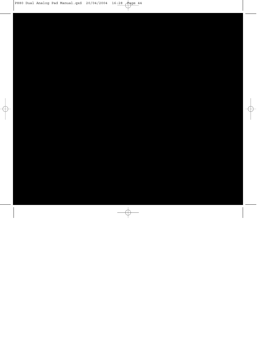 Saitek p880 dual analog pad user manual | Saitek P880 User Manual | Page 44 / 44