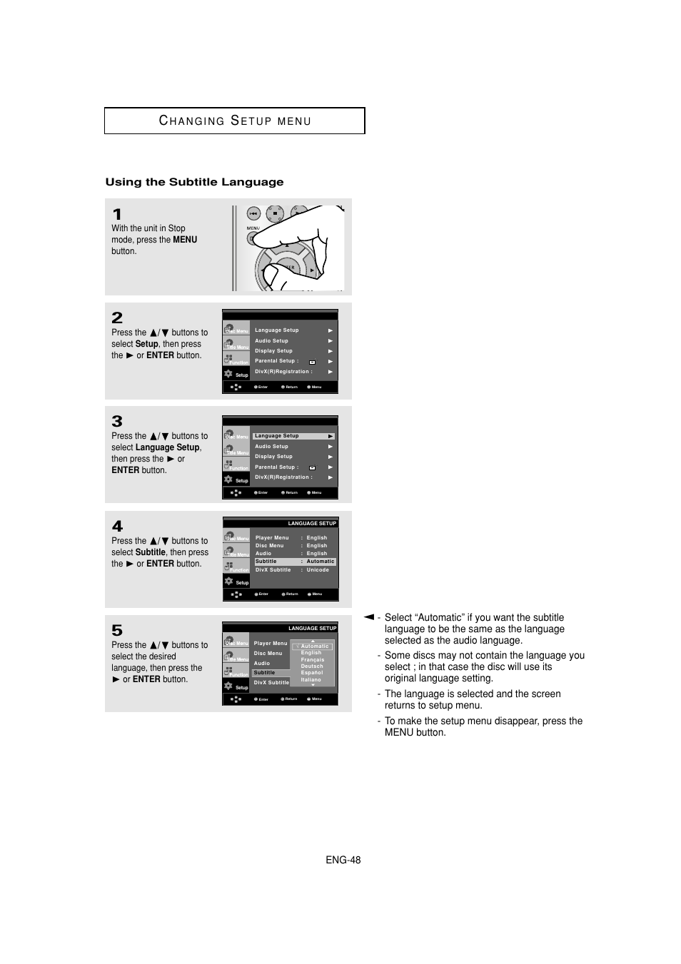 Eng-48 | Samsung DVD-HD870 User Manual | Page 48 / 62