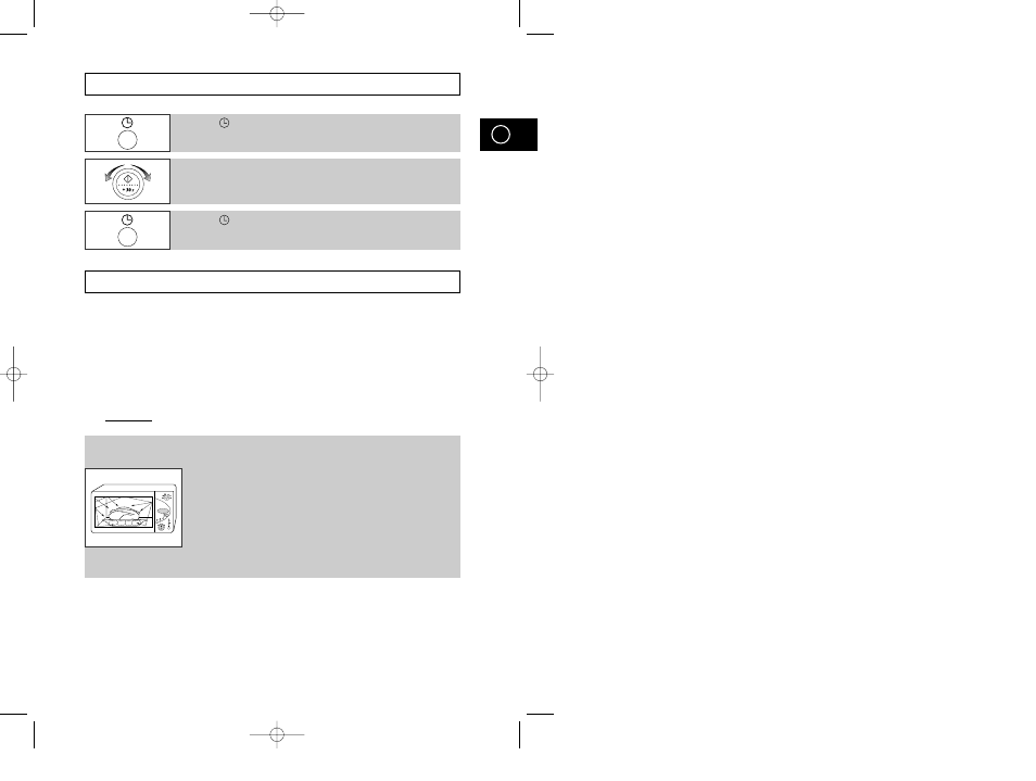 Sådan virker mikrobølgeovnen, Hvordan du stiller uret (m1974) | Samsung M1974 User Manual | Page 127 / 192