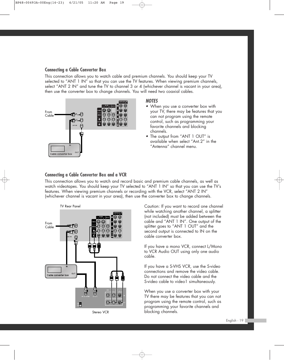 Samsung HL-R6164W User Manual | Page 19 / 96