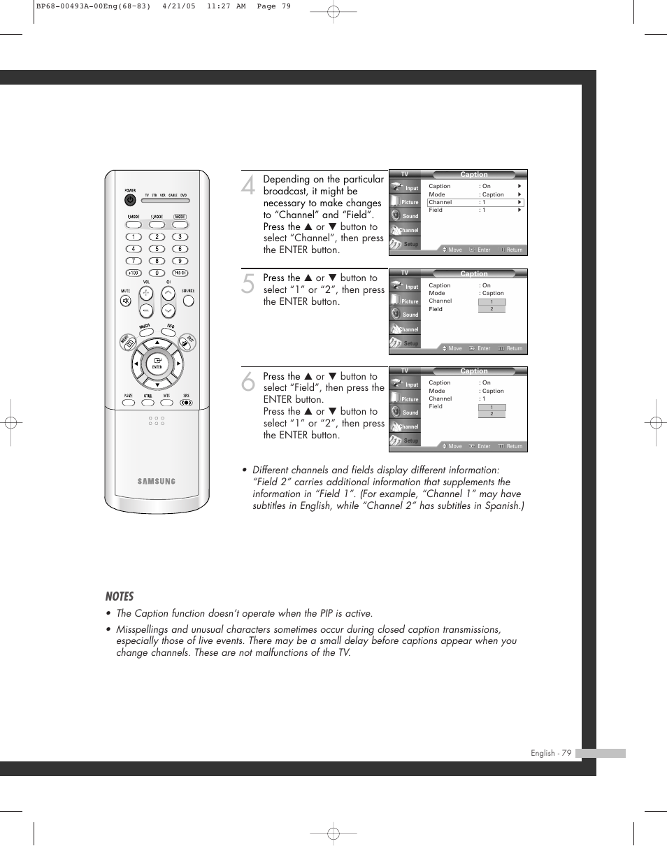 Samsung HL-R6164W User Manual | Page 79 / 96