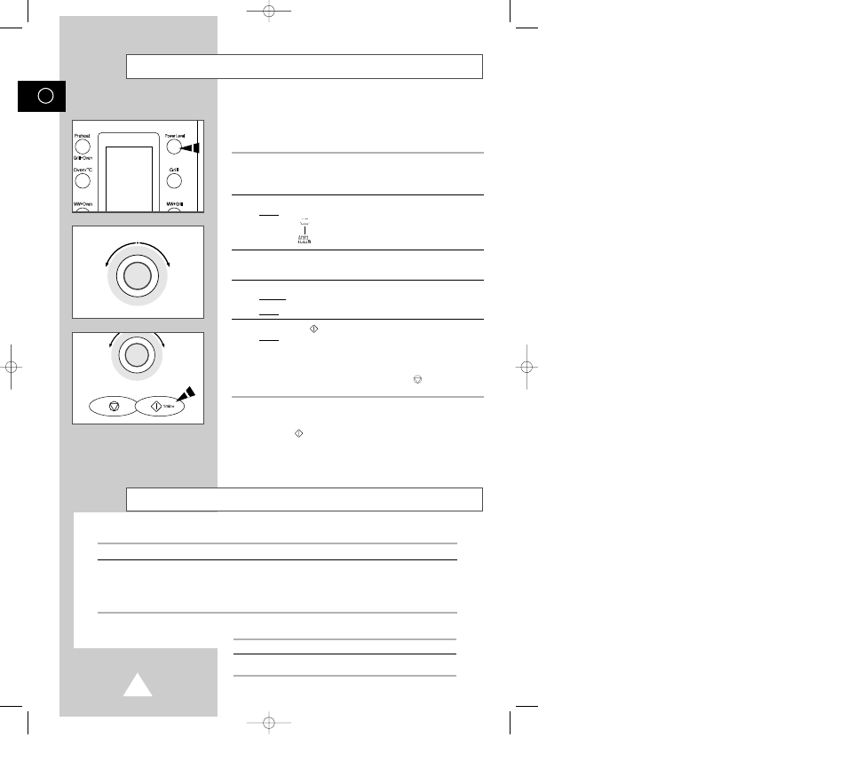 Cooking/reheating, Power levels and time variations | Samsung CE118KF User Manual | Page 12 / 37