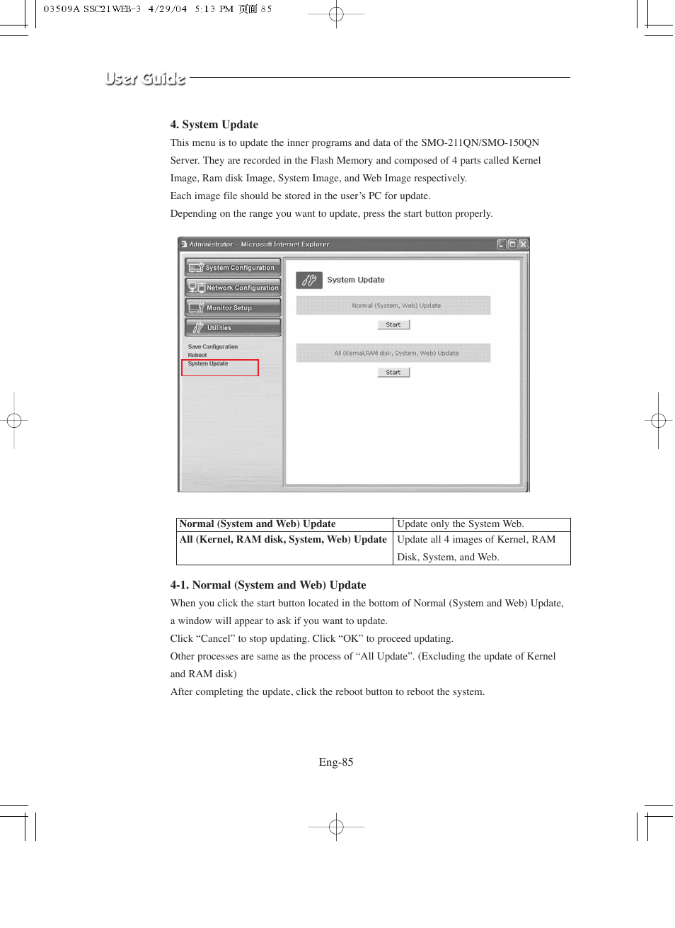 Samsung SMO-211QN User Manual | Page 85 / 112