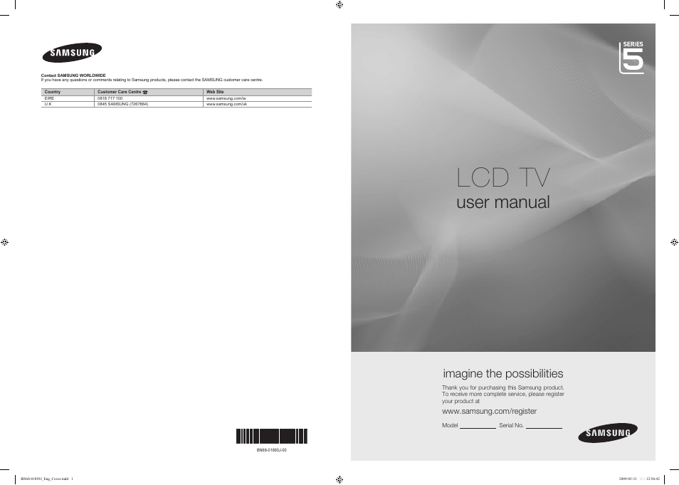 Samsung WD1950 User Manual | 49 pages