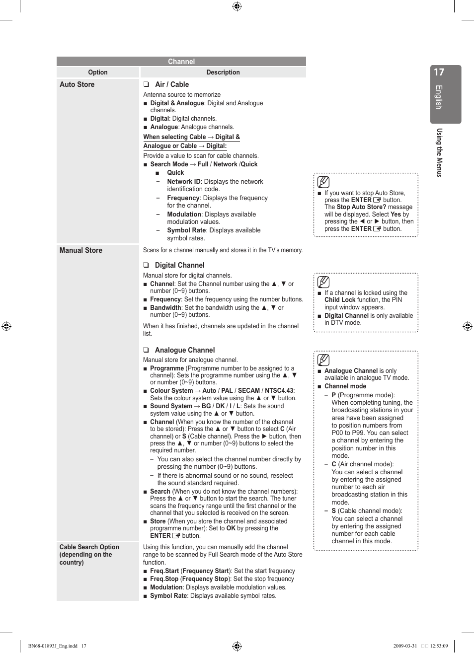 Samsung WD1950 User Manual | Page 17 / 49