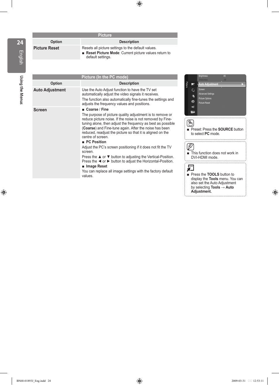 Samsung WD1950 User Manual | Page 24 / 49