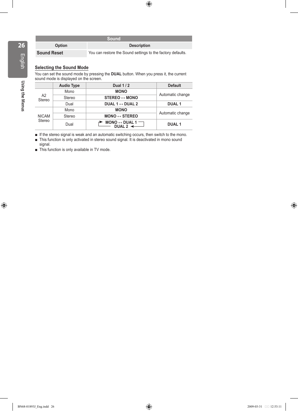 Samsung WD1950 User Manual | Page 26 / 49