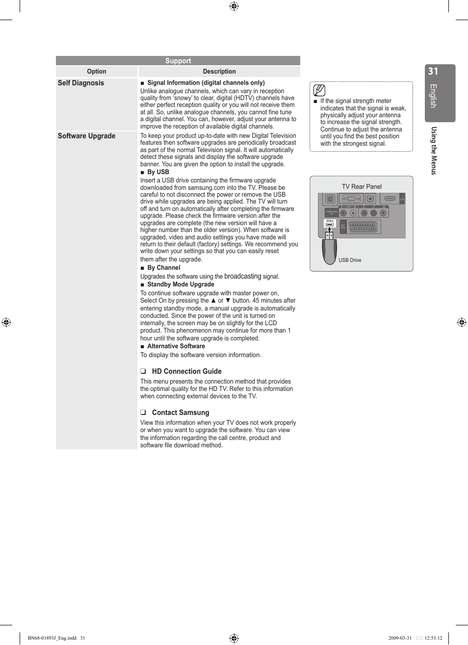 Samsung WD1950 User Manual | Page 31 / 49