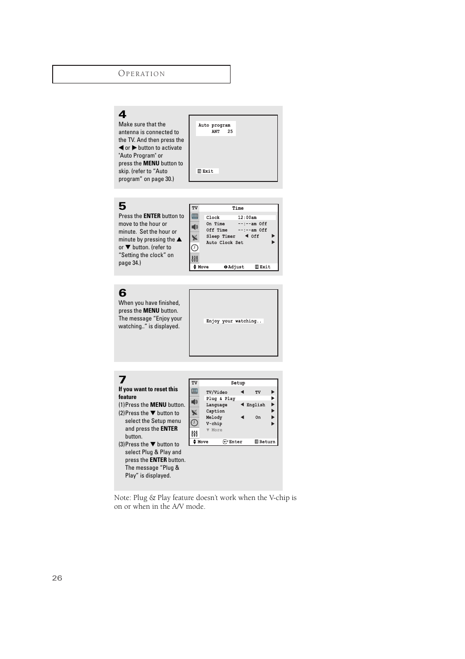 Samsung TXN3275HF/TXN2670WHF User Manual | Page 26 / 79