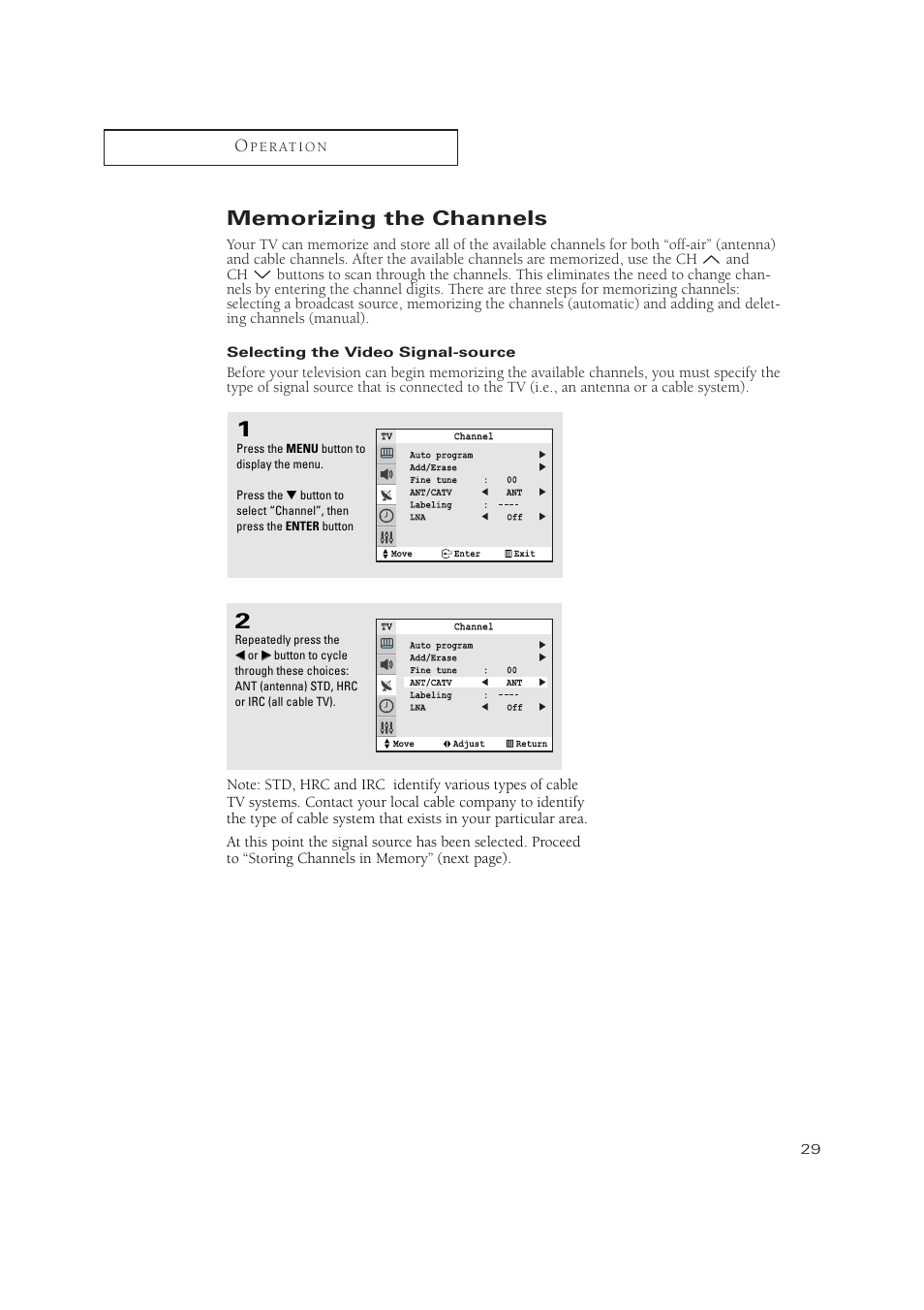 Samsung TXN3275HF/TXN2670WHF User Manual | Page 29 / 79