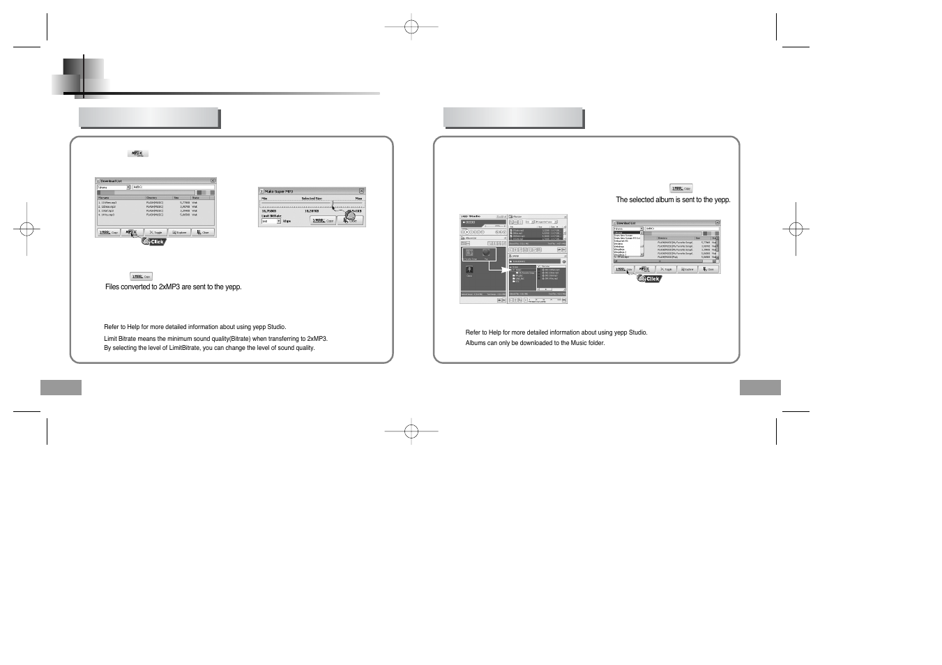 Using yepp studio | Samsung YP-60V User Manual | Page 14 / 40