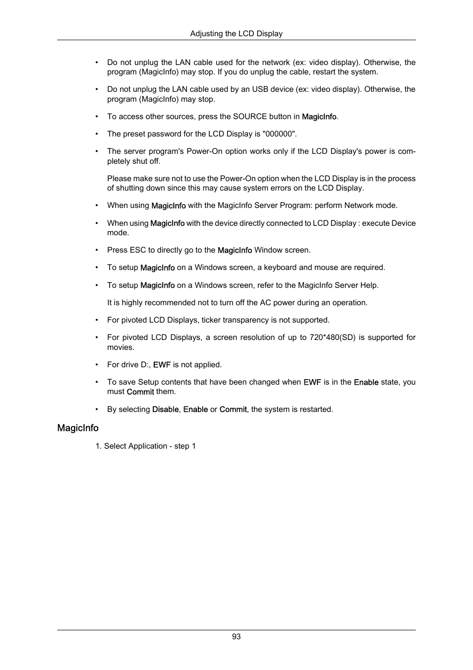 Magicinfo | Samsung 400EX(N) User Manual | Page 136 / 159