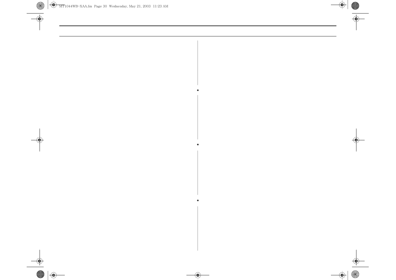 Appendix, Troubleshooting guide | Samsung MT1066SB User Manual | Page 30 / 36