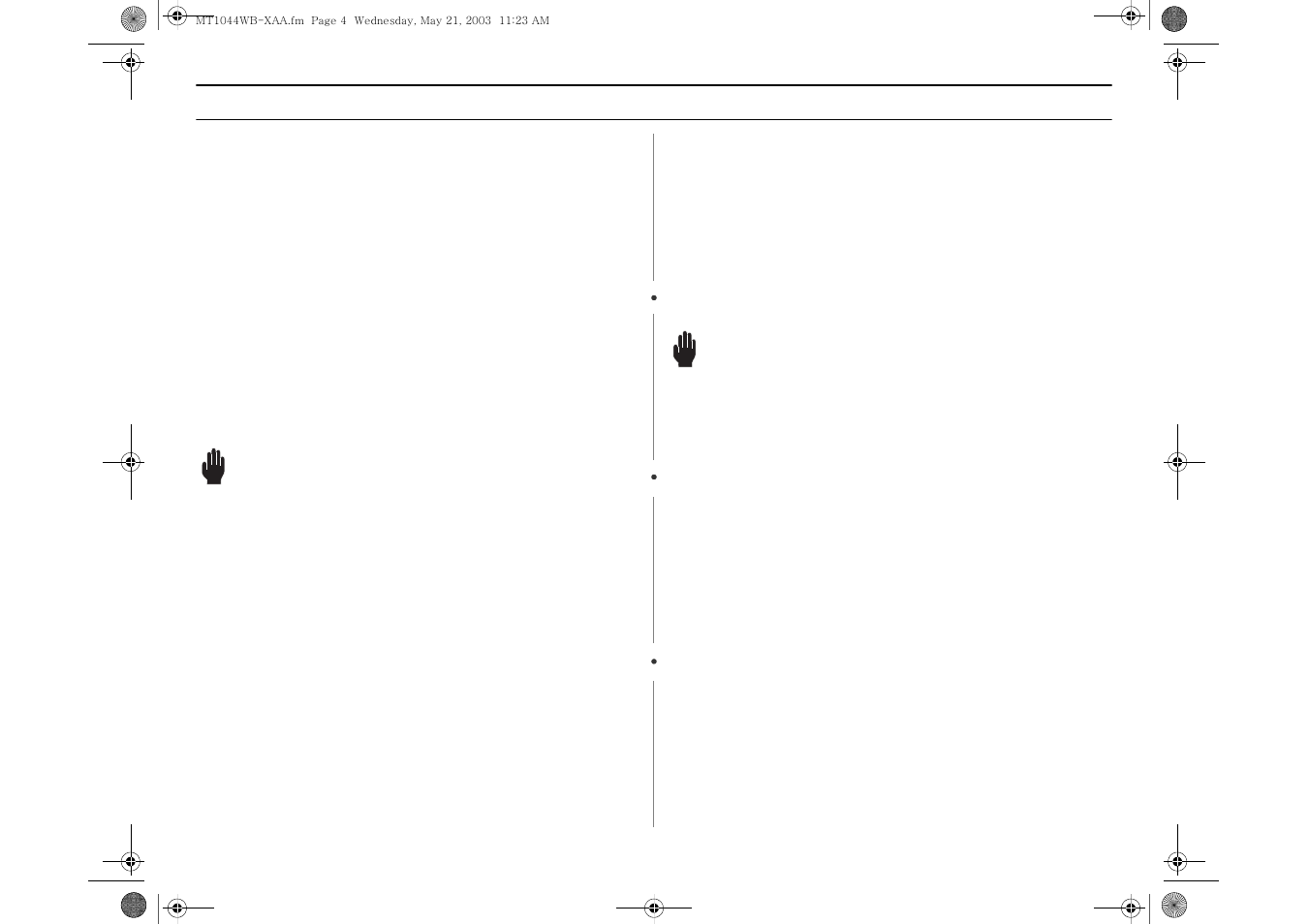 Warning, Important grounding instructions, Safety | Samsung MT1066SB User Manual | Page 4 / 36