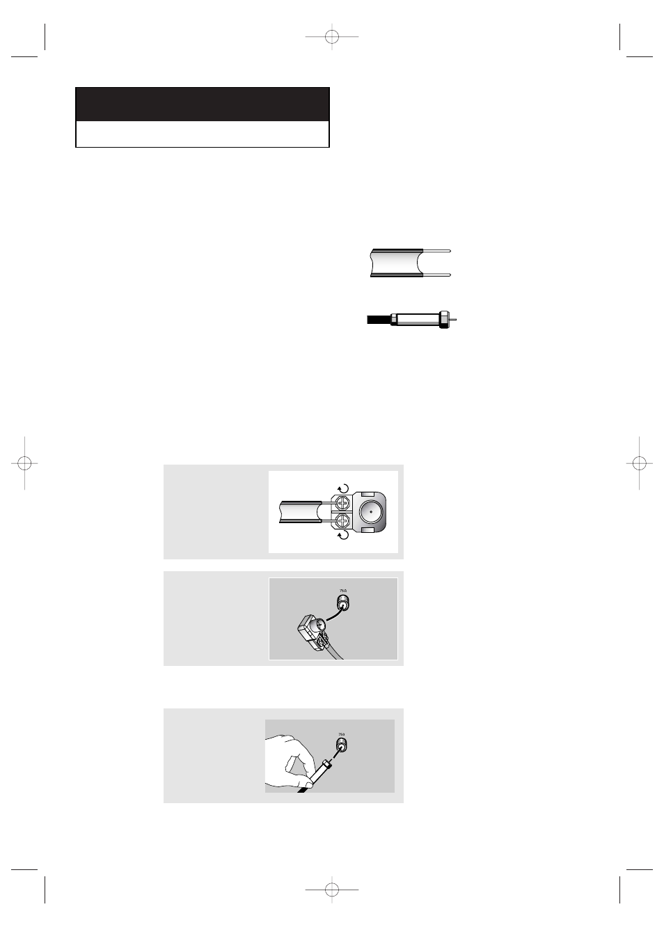 Connecting vhf and uhf antennas | Samsung CFTD2085 User Manual | Page 11 / 98