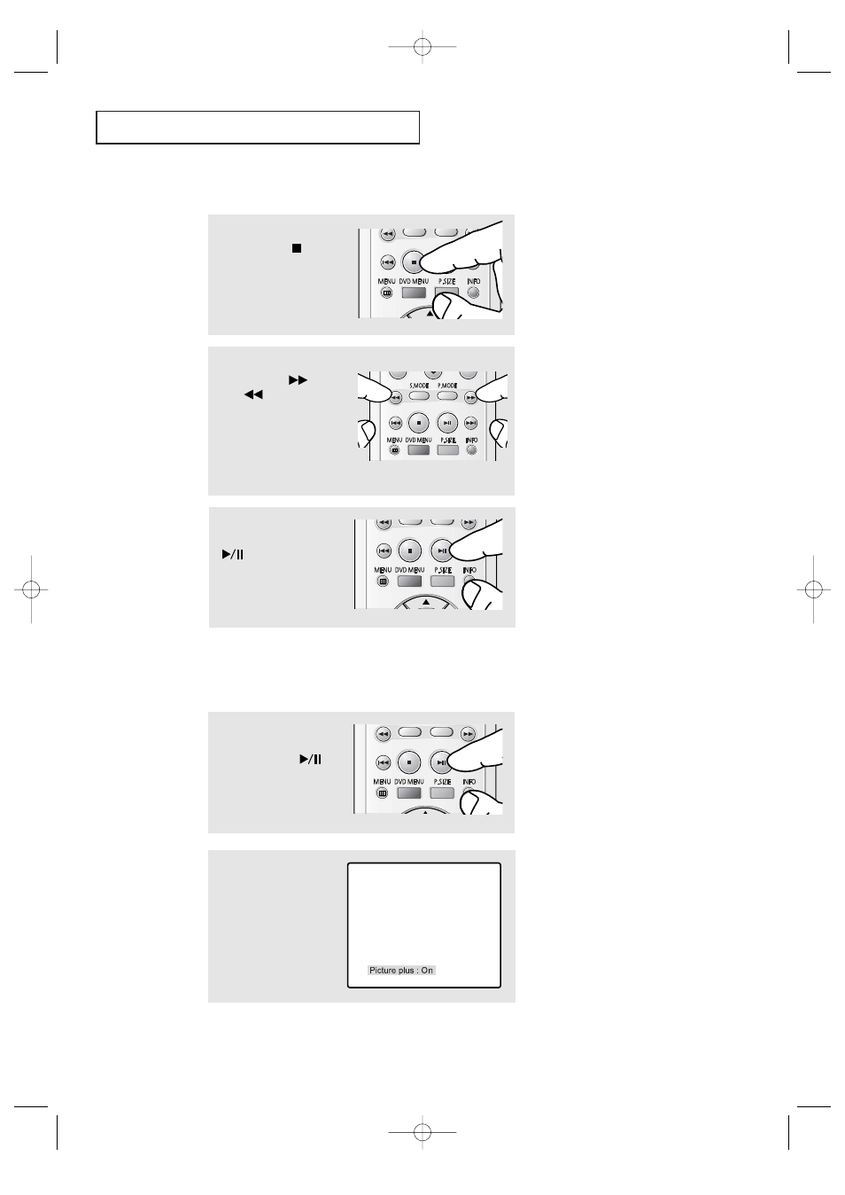Using p.plus, V c r o | Samsung CFTD2085 User Manual | Page 79 / 98