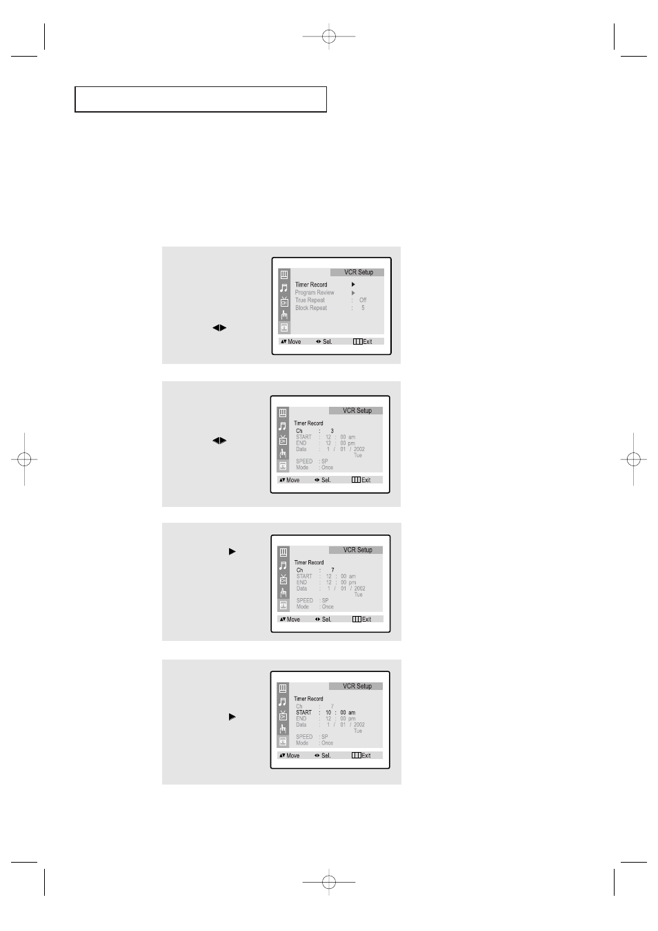 V c r o | Samsung CFTD2085 User Manual | Page 83 / 98