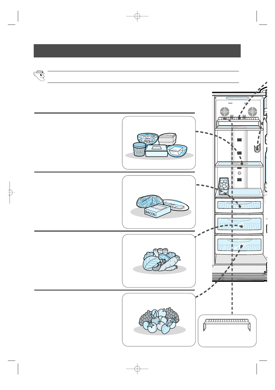 Refrigerated food strorage methods | Samsung SR-S28NTA User Manual | Page 20 / 34