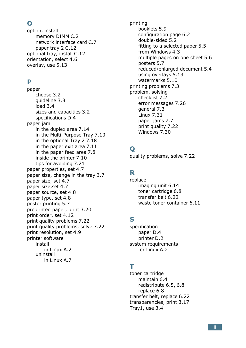 Samsung CLP 500N User Manual | Page 243 / 245