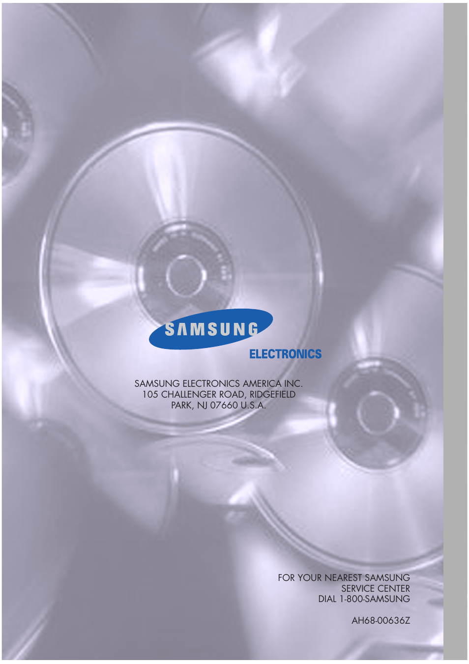 Samsung DVD-R2000 User Manual | Page 65 / 65