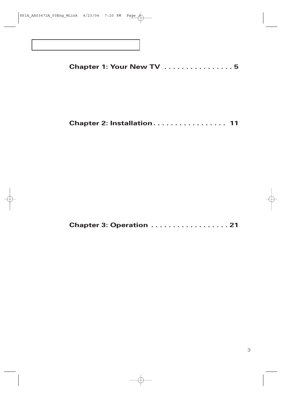 Samsung CL32A20HE User Manual | Page 3 / 80