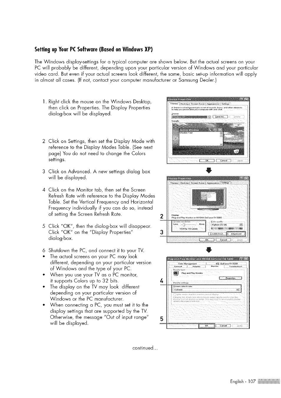 Samsung HL-$4676S User Manual | Page 107 / 135