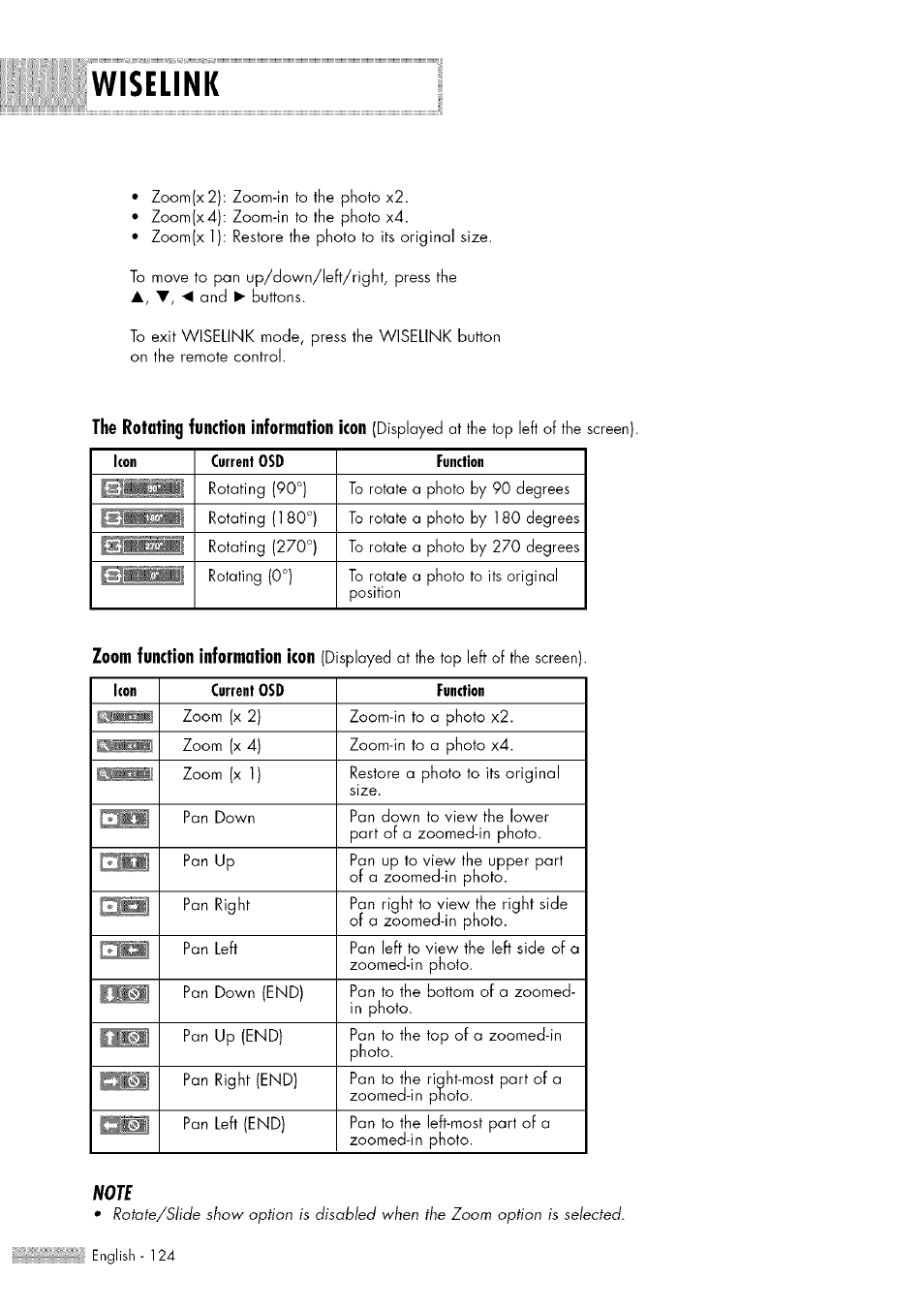 Wiselink | Samsung HL-$4676S User Manual | Page 124 / 135
