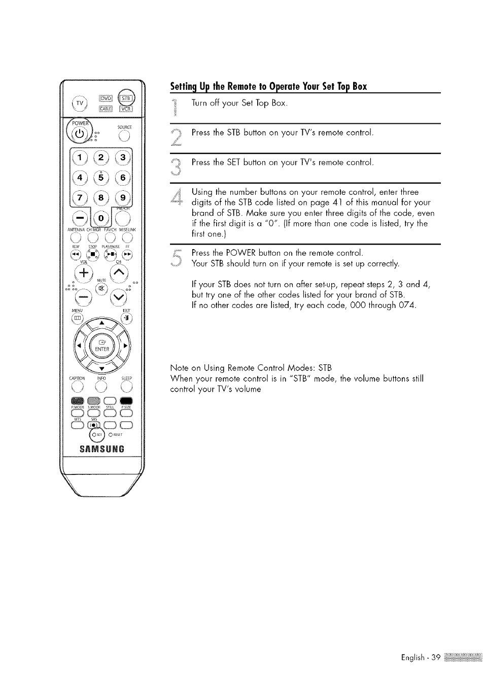 Samsung HL-$4676S User Manual | Page 39 / 135