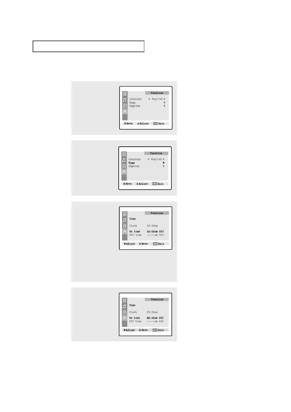 Setting the on/off timer | Samsung CT-2188W User Manual | Page 32 / 38