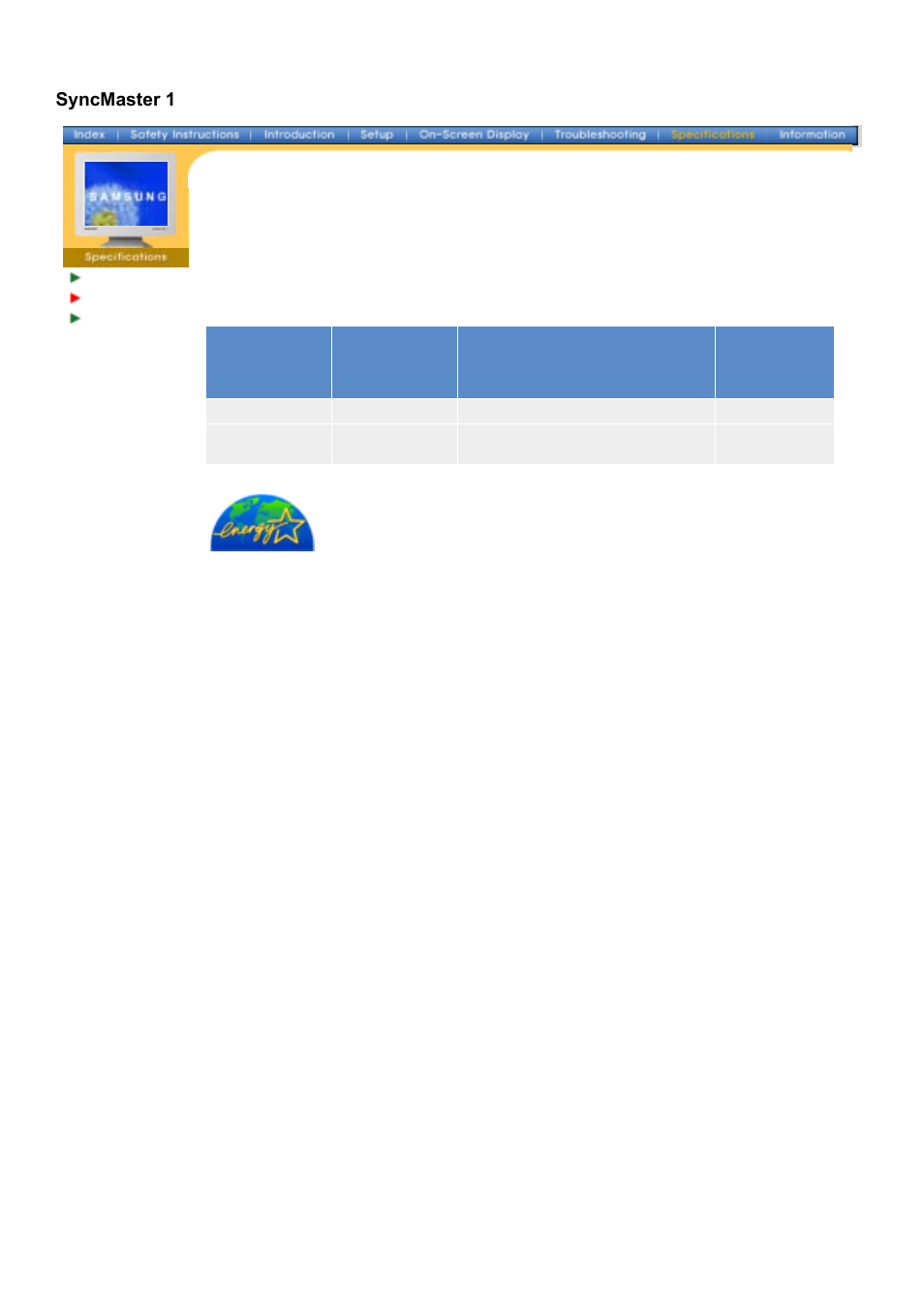 Powersaver, Syncmaster 171n | Samsung GH17ASBS User Manual | Page 29 / 47