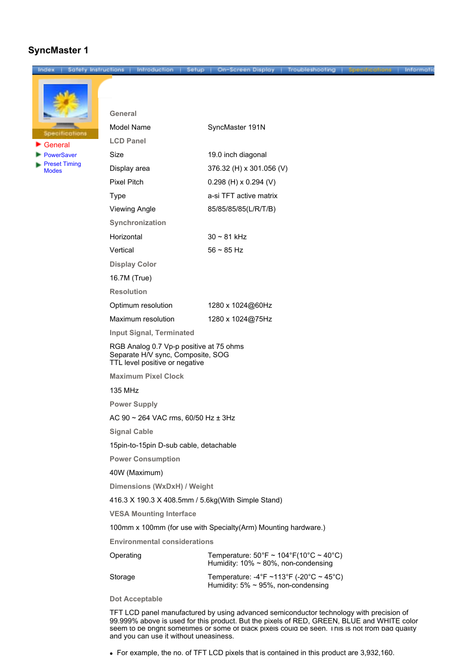 Syncmaster 191n | Samsung GH17ASBS User Manual | Page 32 / 47