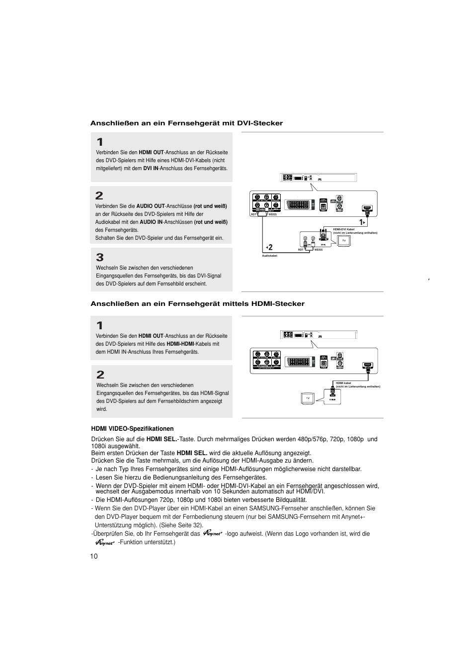 Samsung DVD-1080PK User Manual | Page 126 / 156
