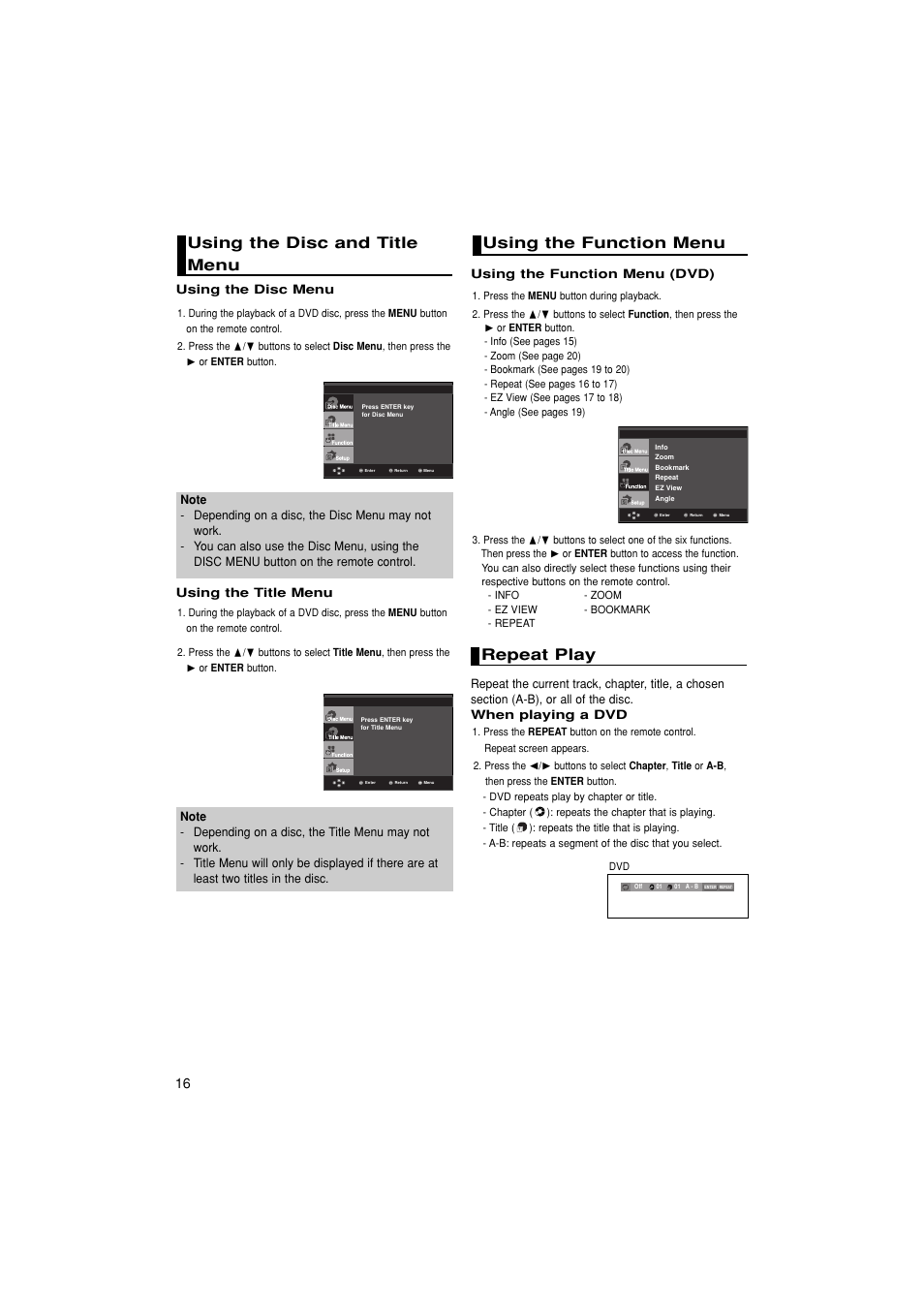 Samsung DVD-1080PK User Manual | Page 16 / 156