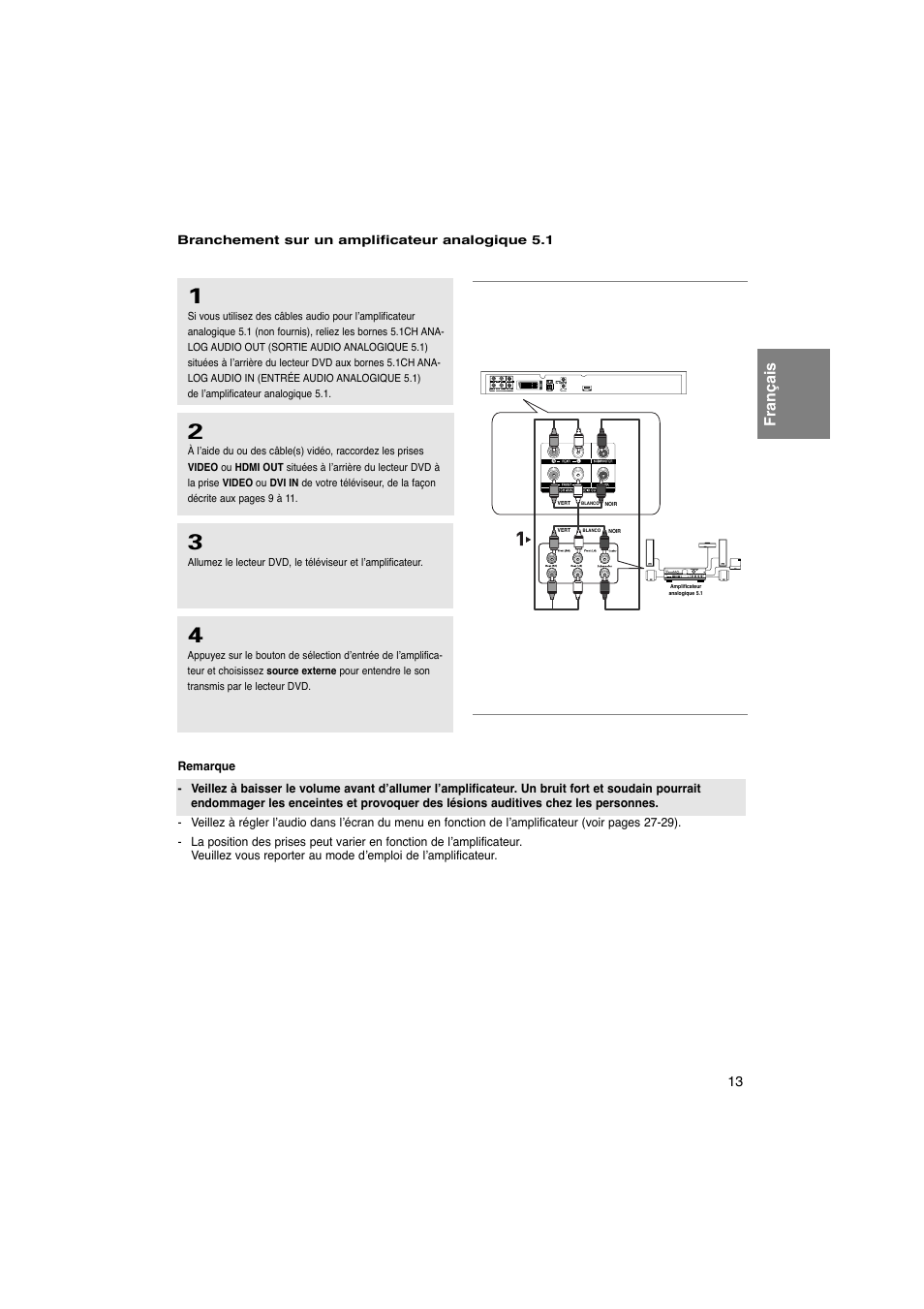 Français | Samsung DVD-1080PK User Manual | Page 51 / 156