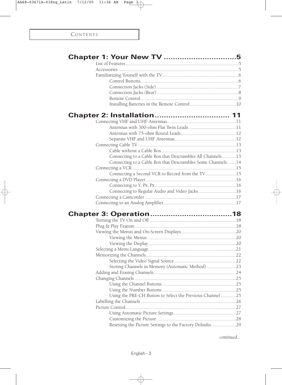 Samsung CL21M2 User Manual | Page 3 / 60
