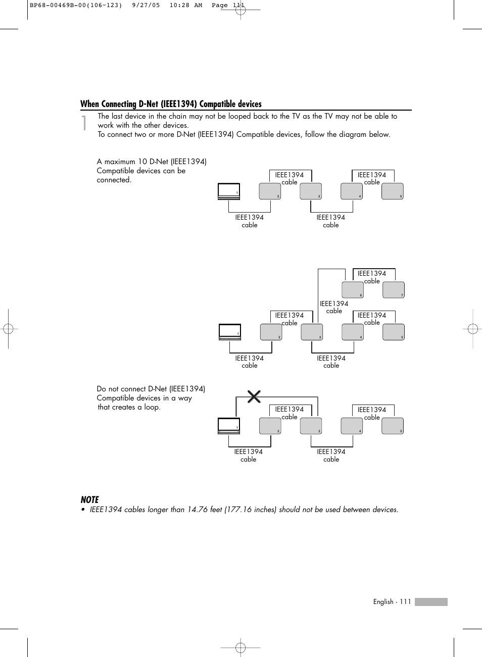 Samsung HL-R5067W User Manual | Page 111 / 144