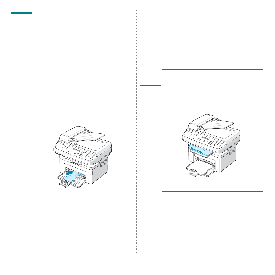 Loading paper, Using the tray, Using the manual tray | Verifying an output location | Samsung SCX-4321 User Manual | Page 30 / 118