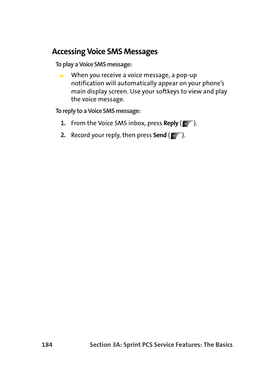 Accessing voice sms messages | Samsung A900 User Manual | Page 208 / 272