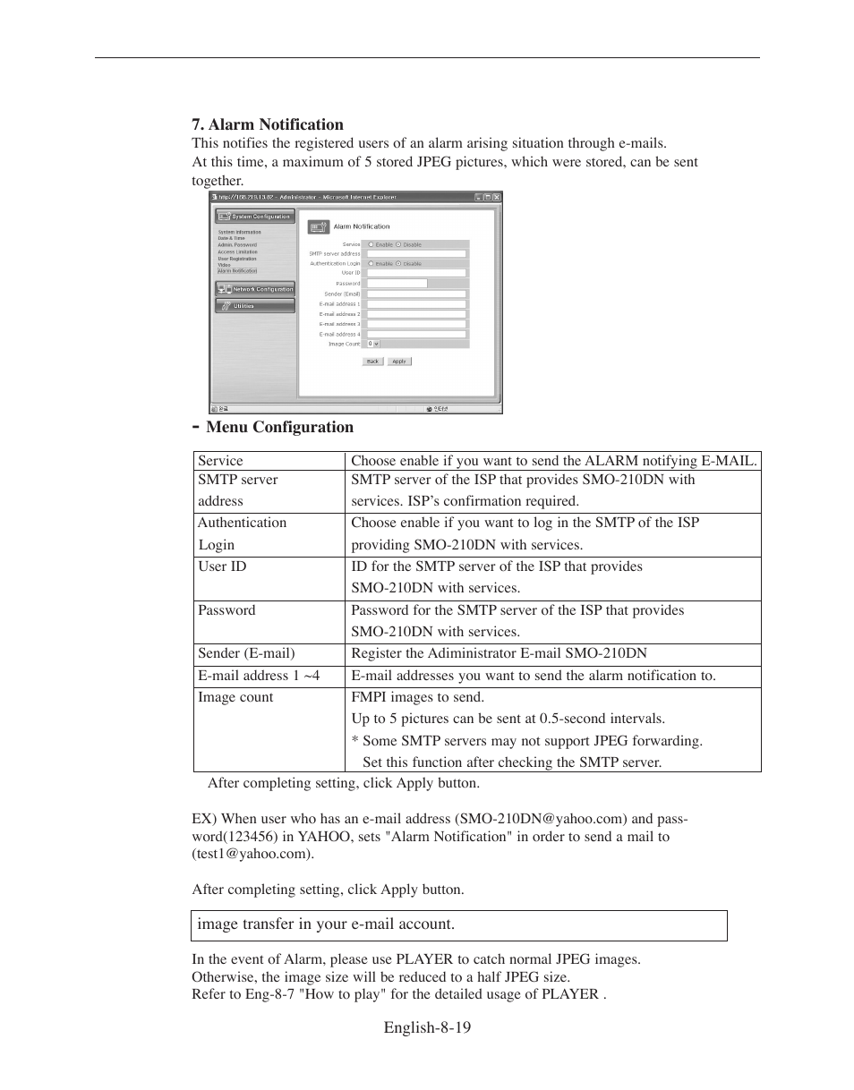 Samsung SMO-210DN User Manual | Page 101 / 138