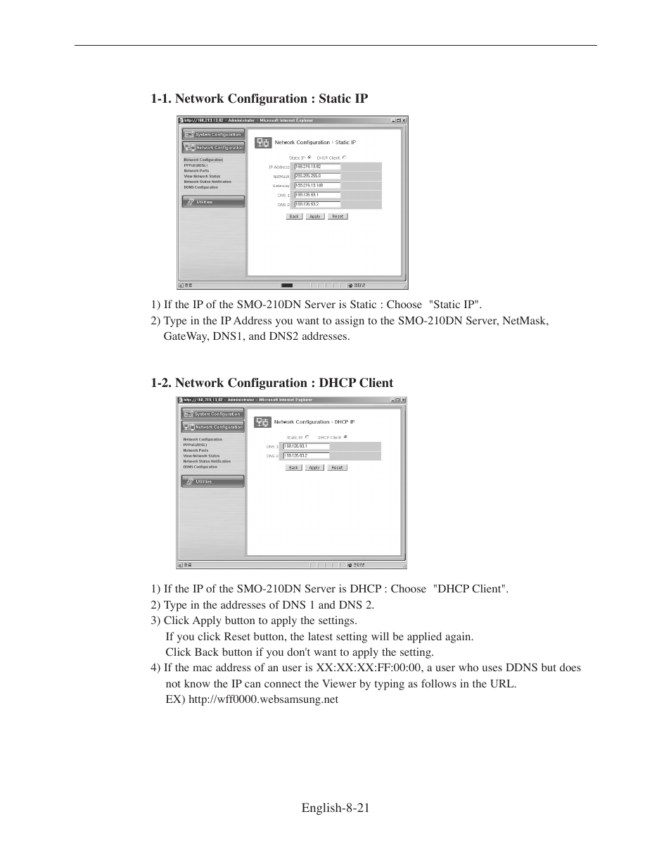 Samsung SMO-210DN User Manual | Page 103 / 138