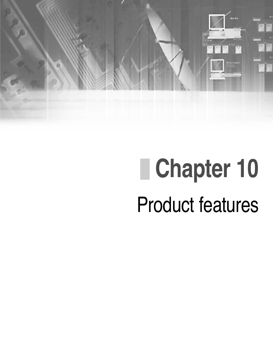 Chapter 10product features, Chapter 10 | Samsung SMO-210DN User Manual | Page 125 / 138