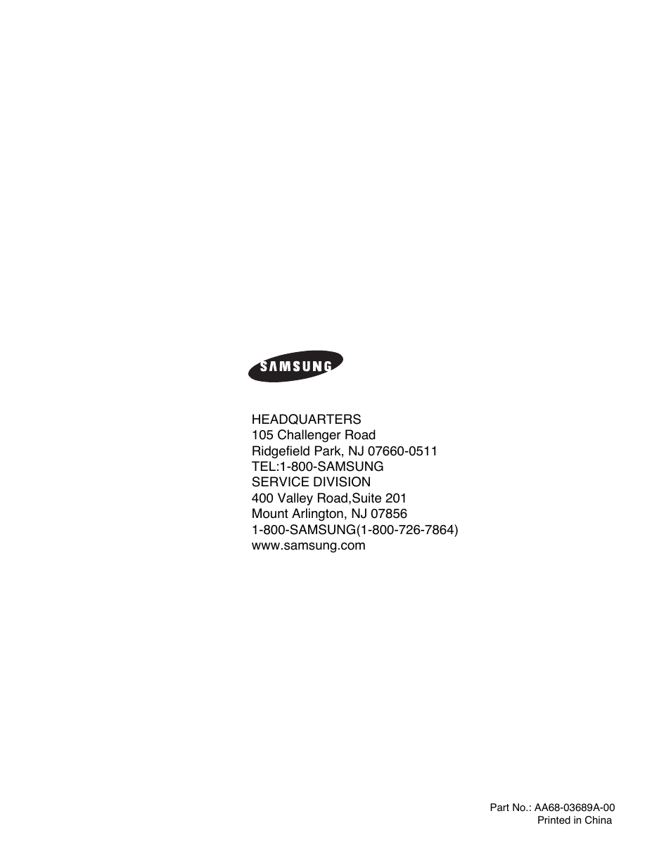 Samsung SMO-210DN User Manual | Page 138 / 138