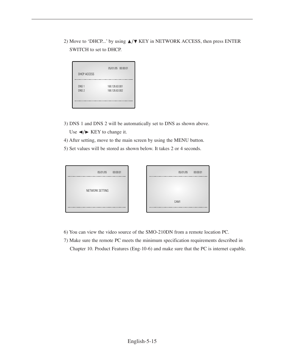 English-5-15 | Samsung SMO-210DN User Manual | Page 63 / 138