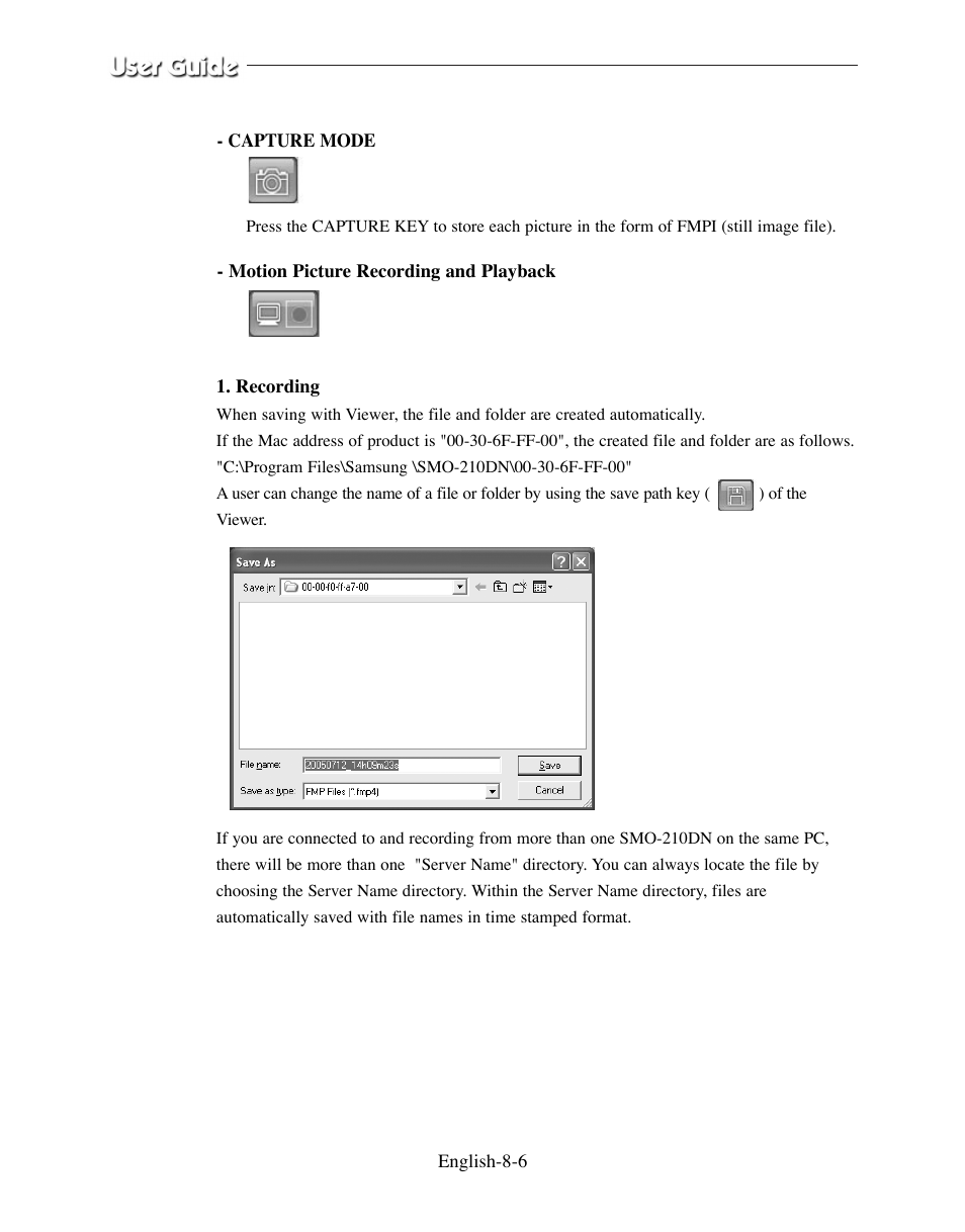 Samsung SMO-210DN User Manual | Page 88 / 138