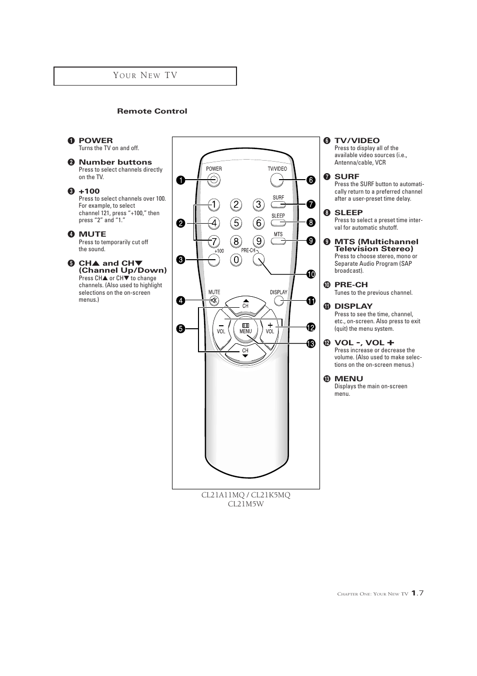 Samsung CL21M6W User Manual | Page 13 / 54