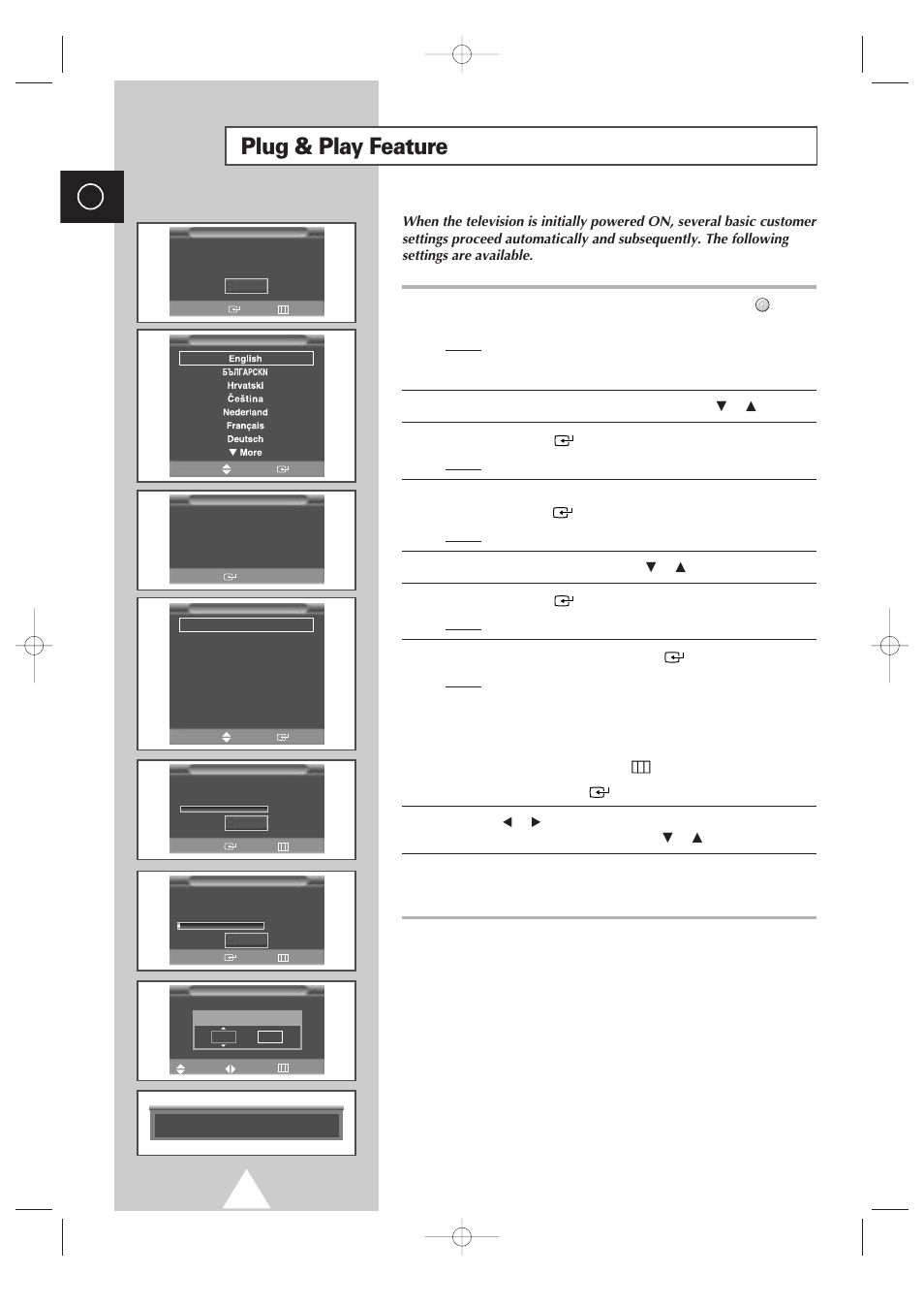 Plug & play feature | Samsung 4240 User Manual | Page 16 / 68